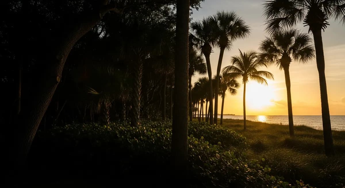 Naples waterfront and open sky representing space for kidney-care reflection